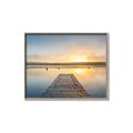 Picture of Sunrise Dock _GroupedProduct_Rectangle_Landscape_Photography _GroupedProduct_Rectangle_Landscape_Canvas_Framed_