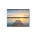 Picture of Sunrise Dock _GroupedProduct_Rectangle_Landscape_Photography _GroupedProduct_Rectangle_Landscape_Canvas_Framed_
