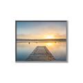 Picture of Sunrise Dock _GroupedProduct_Rectangle_Landscape_Photography _GroupedProduct_Rectangle_Landscape_Canvas_Framed_