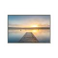 Picture of Sunrise Dock _GroupedProduct_Rectangle_Landscape_Photography _GroupedProduct_Rectangle_Landscape_Canvas_Framed_