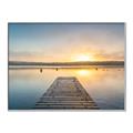 Picture of Sunrise Dock _GroupedProduct_Rectangle_Landscape_Photography _GroupedProduct_Rectangle_Landscape_Canvas_Framed_