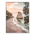 Picture of Sunset Beach II _GroupedProduct_Rectangle_Portrait_Photography _GroupedProduct_Rectangle_Portrait_Canvas_Framed_