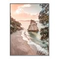 Picture of Sunset Beach II _GroupedProduct_Rectangle_Portrait_Photography _GroupedProduct_Rectangle_Portrait_Canvas_Framed_