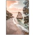Picture of Sunset Beach II _GroupedProduct_Rectangle_Portrait_Photography _GroupedProduct_Rectangle_Portrait_Canvas_Framed_