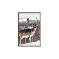 Picture of Waiting in Snow _GroupedProduct_Rectangle_Portrait_Photography _GroupedProduct_Rectangle_Portrait_Canvas_Framed_