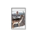 Picture of Waiting in Snow _GroupedProduct_Rectangle_Portrait_Photography _GroupedProduct_Rectangle_Portrait_Canvas_Framed_