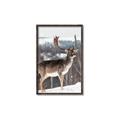 Picture of Waiting in Snow _GroupedProduct_Rectangle_Portrait_Photography _GroupedProduct_Rectangle_Portrait_Canvas_Framed_