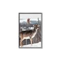 Picture of Waiting in Snow _GroupedProduct_Rectangle_Portrait_Photography _GroupedProduct_Rectangle_Portrait_Canvas_Framed_