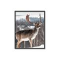 Picture of Waiting in Snow _GroupedProduct_Rectangle_Portrait_Photography _GroupedProduct_Rectangle_Portrait_Canvas_Framed_