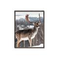 Picture of Waiting in Snow _GroupedProduct_Rectangle_Portrait_Photography _GroupedProduct_Rectangle_Portrait_Canvas_Framed_