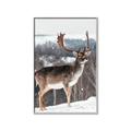 Picture of Waiting in Snow _GroupedProduct_Rectangle_Portrait_Photography _GroupedProduct_Rectangle_Portrait_Canvas_Framed_