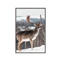 Picture of Waiting in Snow _GroupedProduct_Rectangle_Portrait_Photography _GroupedProduct_Rectangle_Portrait_Canvas_Framed_