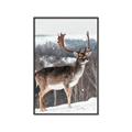 Picture of Waiting in Snow _GroupedProduct_Rectangle_Portrait_Photography _GroupedProduct_Rectangle_Portrait_Canvas_Framed_