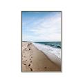 Picture of Walking the Shoreline  _GroupedProduct_Rectangle_Portrait_Photography _GroupedProduct_Rectangle_Portrait_Canvas_Framed_