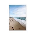 Picture of Walking the Shoreline  _GroupedProduct_Rectangle_Portrait_Photography _GroupedProduct_Rectangle_Portrait_Canvas_Framed_