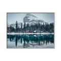 Picture of Winter Cabin _GroupedProduct_Rectangle_Landscape_Photography _GroupedProduct_Rectangle_Landscape_Canvas_Framed_