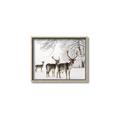 Picture of Winter Deers _GroupedProduct_Rectangle_Landscape_Photography _GroupedProduct_Rectangle_Landscape_Canvas_Framed_