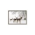 Picture of Winter Deers _GroupedProduct_Rectangle_Landscape_Photography _GroupedProduct_Rectangle_Landscape_Canvas_Framed_
