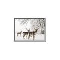 Picture of Winter Deers _GroupedProduct_Rectangle_Landscape_Photography _GroupedProduct_Rectangle_Landscape_Canvas_Framed_