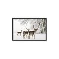 Picture of Winter Deers _GroupedProduct_Rectangle_Landscape_Photography _GroupedProduct_Rectangle_Landscape_Canvas_Framed_