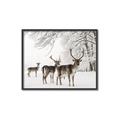 Picture of Winter Deers _GroupedProduct_Rectangle_Landscape_Photography _GroupedProduct_Rectangle_Landscape_Canvas_Framed_