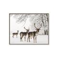 Picture of Winter Deers _GroupedProduct_Rectangle_Landscape_Photography _GroupedProduct_Rectangle_Landscape_Canvas_Framed_