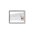 Picture of Winter Stag _GroupedProduct_Rectangle_Landscape_Canvas_Framed_