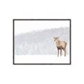 Picture of Winter Stag _GroupedProduct_Rectangle_Landscape_Canvas_Framed_