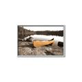 Picture of Yellow Canoe  _GroupedProduct_Rectangle_Landscape_Photography _GroupedProduct_Rectangle_Landscape_Canvas_Framed_