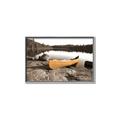 Picture of Yellow Canoe  _GroupedProduct_Rectangle_Landscape_Photography _GroupedProduct_Rectangle_Landscape_Canvas_Framed_
