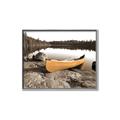 Picture of Yellow Canoe  _GroupedProduct_Rectangle_Landscape_Photography _GroupedProduct_Rectangle_Landscape_Canvas_Framed_