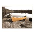 Picture of Yellow Canoe  _GroupedProduct_Rectangle_Landscape_Photography _GroupedProduct_Rectangle_Landscape_Canvas_Framed_