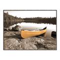 Picture of Yellow Canoe  _GroupedProduct_Rectangle_Landscape_Photography _GroupedProduct_Rectangle_Landscape_Canvas_Framed_