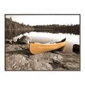 Picture of Yellow Canoe  _GroupedProduct_Rectangle_Landscape_Photography _GroupedProduct_Rectangle_Landscape_Canvas_Framed_