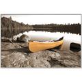 Picture of Yellow Canoe  _GroupedProduct_Rectangle_Landscape_Photography _GroupedProduct_Rectangle_Landscape_Canvas_Framed_