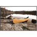 Picture of Yellow Canoe  _GroupedProduct_Rectangle_Landscape_Photography _GroupedProduct_Rectangle_Landscape_Canvas_Framed_