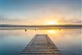 Picture of Sunrise Dock _GroupedProduct_Rectangle_Landscape_Photography _GroupedProduct_Rectangle_Landscape_Unframed_Print_Only_