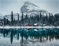 Picture of Winter Cabin _GroupedProduct_Rectangle_Landscape_Photography _GroupedProduct_Rectangle_Landscape_Unframed_Print_Only_