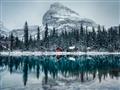 Picture of Winter Cabin _GroupedProduct_Rectangle_Landscape_Photography _GroupedProduct_Rectangle_Landscape_Unframed_Print_Only_