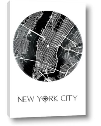 Picture of Round New York in Black 