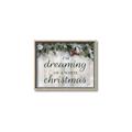 Picture of Dreaming of a White Christmas  _GroupedProduct_Rectangle_Landscape_Canvas_Framed_