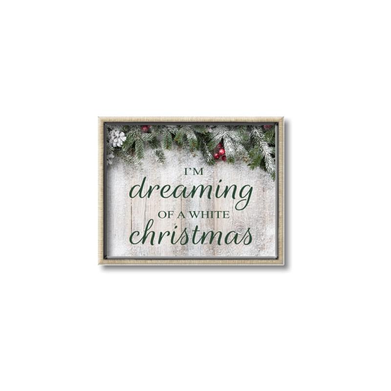 Picture of Dreaming of a White Christmas  _GroupedProduct_Rectangle_Landscape_Canvas_Framed_