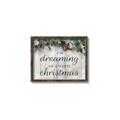 Picture of Dreaming of a White Christmas  _GroupedProduct_Rectangle_Landscape_Canvas_Framed_