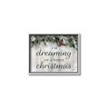 Picture of Dreaming of a White Christmas  _GroupedProduct_Rectangle_Landscape_Canvas_Framed_