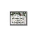 Picture of Dreaming of a White Christmas  _GroupedProduct_Rectangle_Landscape_Canvas_Framed_