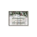Picture of Dreaming of a White Christmas  _GroupedProduct_Rectangle_Landscape_Canvas_Framed_