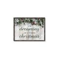 Picture of Dreaming of a White Christmas  _GroupedProduct_Rectangle_Landscape_Canvas_Framed_
