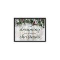 Picture of Dreaming of a White Christmas  _GroupedProduct_Rectangle_Landscape_Canvas_Framed_