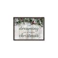 Picture of Dreaming of a White Christmas  _GroupedProduct_Rectangle_Landscape_Canvas_Framed_