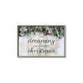 Picture of Dreaming of a White Christmas  _GroupedProduct_Rectangle_Landscape_Canvas_Framed_